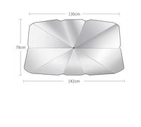 Parasole for parabrezza auto compatibile con Honda Civic CRV CR-V JADE Accord Fit Odyssey XR-V HR-V UR-V CR-Z ZR-V. Parasole anteriore for auto.(Small 79 130 142)
