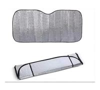 Parasole imbottito per auto, parasole pieghevole per parabrezza anteriore in alluminio, parasole per auto con protezione solare per finestrino anteriore universale con 2 ventose, 60x130, 70x140,