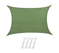 Parasole impermeabile con parasole impermeabile con blocco UV, ombra quadrata resistente all'acqua, per tenda resistente ai raggi UV, per cortile, terrazza, giardino, sono