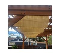 Parasole impermeabile per pergola, retrattile, a forma di U, resistente, stabilità e capacità di carico, resistente agli strappi, spesso e durevole (B: 1,2 m)