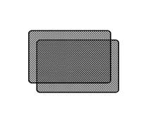 Parasole Interna 2 Pezzi Pellicola Per Tettuccio Apribile Auto Pellicola Protettiva Solare Adesivi Copertura Anti-UV PVC Elettrostatico Adesivo Coperture Parasole Coprisole Auto(80x50cm)