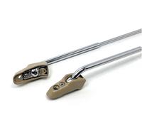 Parasole Metallo Asta Supporto Set Sinistro Destro per Mercedes R107 Sl Beige