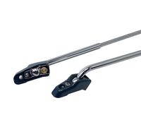 Parasole Metallo Asta Supporto Set Sinistro Destro per Mercedes R107 Sl Blu