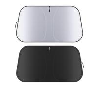 Parasole Parabrezza Auto Anteriore- Pieghevole UV Foro per Specchietto