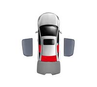 Parasole Parabrezza Auto Per Mini Per Countryman R60 2010-2016 | Parasole Auto Parabrezza Parasole Materiale in rete di poliestere(3PCS Rear Back)