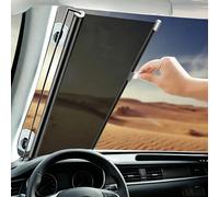Parasole Parabrezza Auto Retrattile per Peugeot Partner II Tepee 2008-2012, Tendina Parasole Avvolgibile, Protezione Solare Termica e Anti-UV, Oscurante,40 * 60cm