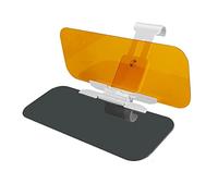Parasole Parabrezza Visiera Parasole Auto Universale 2 In 1 Parasole Polarizzato Anti-abbagliamento Anti-UV Visiera Parasole Regolabile Regolabile Specchio Bloccante Auto Tendine Parasole ( Misurare :