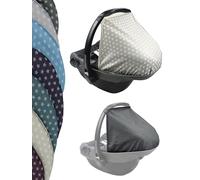 Parasole parasole, parasole per ovetto, compatibile con Maxi Cosi Pebble Gruppo 0+ (stelle beige)