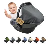 Parasole parasole per ovetto, compatibile con Maxi Cosi Pebble Gruppo 0+, grigio scuro