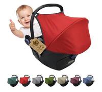 Parasole parasole per seggiolino auto compatibile con Maxi Cosi Cabrio Fix Gruppo 0 + GP (rosso mélange)