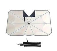 Parasole per auto, 140 x 80 cm, ispessito, pieghevole, riduce al minimo | Ombrello per auto, parasole per parabrezza, per raggi UV, danni da calore, SUV, MPV, berlina, parabrezza anteriore, R