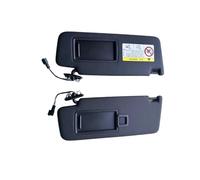 Parasole per auto 5GG857551 Pannello parasole anteriore nero con specchio per il trucco per interni auto per VW Golf 7 per Passat(Black Pair)