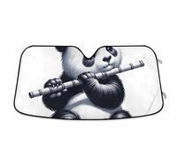 Parasole per auto con panda che blocca il calore e i raggi UV del sole, mantiene fresco il tuo veicolo, 130 x 50 cm