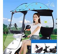 parasole per auto elettriche， regalo per la festa Tendalino parasole for moto elettrica, tendalino parasole for auto e moto(Black)