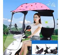 parasole per auto elettriche， regalo per la festa Tendalino parasole for moto elettrica, tendalino parasole for auto e moto(Blue)