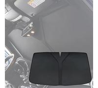 Parasole per Auto Parabrezza, Tendina Pieghevole Nera & Argento, Protezione UV e Isolamento Termico per Estate e Tutto l’Anno, per Hyunda-i Tucson 2015-2024 2025,A Black