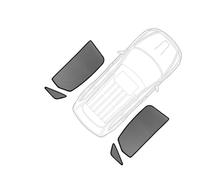 Parasole Per Auto Per Ford Per Explorer U502 2011-2019 Parasole Per Parabrezza Anteriore Tendina Parasole Finestrini Laterali Posteriori Tendine Parasole Auto(Rear Triangular)