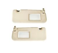 Parasole Per Auto Per Hyundai Per Accent 1E 2011-15 Sinistra Destra Visiera Parasole Sun Visor Shield Ombra Bordo Con Specchio 85210-1R000 85220-1R000 Parasole Auto(1Pair Beige)