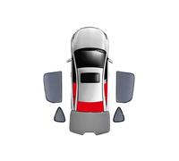 Parasole Per Auto Per Kia Per Carnival KA4 2021-2024 Magnetico Auto Parasole Visiera Parabrezza Anteriore Tenda Lato Posteriore Tenda Da Sole Parasole Auto(5PCS Rear Train Back)