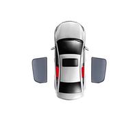 Parasole per auto Per Per Golf 6 Mk6 2008-2014 Magnetico Auto Parasole Visiera Parabrezza Anteriore Tenda Finestra Laterale Posteriore Maglia Sole(2PCS Rear)