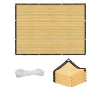 Parasole per balcone, rete ombreggiata, protezione dai raggi UV al 95%, tenda da sole con occhielli, 2 x 3 m, rete ombreggiante con corda da 5 m, per balconi, giardini, serre, terrazze (2 m x 3 m)