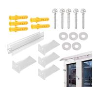 Parasole per balcone - Tenda da sole per finestre esterne, protezione dai raggi UV, copertura resistente alle intemperie, per giardino, terrazza, porta d'ingresso, raffreddamento esterno, riparo