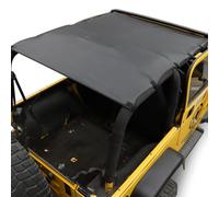 Parasole per bikini con protezione UV per Jeep Wrangler TJ 1997 1998 1999 2000 2001 2002 2003 2004 2005 2006 (materiale PU + velluto)