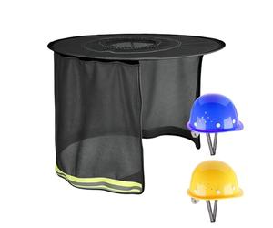 Parasole per casco - Alta visibilità con striscia riflettente | Parasole per casco per il collo - per lavori di copertura della pittura municipale nel caldo 'estate sui cantieri