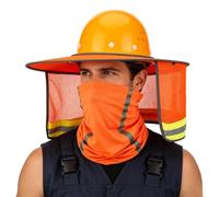 Parasole Per Casco con Ghetta Parasole in Rete con Strisce Riflettenti