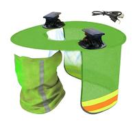 Parasole per Casco di Sicurezza,Protezione del collo dalla luce solare - ventilatore solare per casco | per Agricoltori, Edilizia, Lavori Agricoli e Tetti