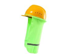 Parasole per casco protettivo da sole, protezione confortevole per il collo, per varie dimensioni della testa, con strisce riflettenti per casco rigido ad alta visibilità