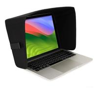 Parasole per computer portatile, design pieghevole, per uso esterno, blocca i riflessi e i raggi UV, previene l'affaticamento degli occhi, si adatta alla maggior parte delle marche, tra cui MacBook