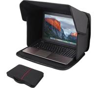 Parasole per computer portatile, leggero e abbagliante per computer portatile, copertura per la privacy per lavorare all'aperto, cappuccio portatile pieghevole per computer