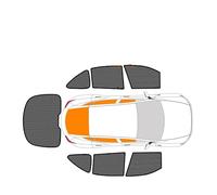 Parasole per Con Per Mitsubishi Per Outlander 4 Dr Suv 2014-2021 Tenda Magnetica Mesh Parabrezza Anteriore Parasole Finestra Per Auto Personalizzata Parasole Calza parasole auto(Full Vehicle-7)