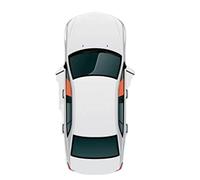 Parasole Per CRV Per Città Per Odessey Per Elysion Per Crosstour Tenda Magnetica Finestra Tende Da Sole Tenda A Rete Per Tende Copri Finestrini Auto(Rear 5 windows)