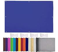 Parasole per esterni, 3 x 3,5 m, copertura per pergola, blocco UV 95%, facile da installare, con corda inclusa, per balcone, patio, giardino, colore blu scuro rettangolare