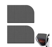 Parasole per finestrini auto, 2 pezzi, protezione UV, copertura universale per finestrini auto, riduzione del calore, funzione di blocco abbagliamento, categoria auto, colore nero invisibile