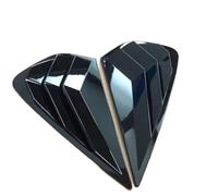 Parasole per finestrini laterali auto Adatto per KIA Forte K3 2019 2020 2021 2022 ABS di Plastica Lunotto posteriore Quarti Feritoia Scoop Copertura Side Vent Trim Adesivo Auto(Gloss Black)