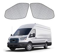 Parasole per Finestrini Laterali Auto Sostituzione per Ford Transit MK8 VAN 2015-2026, Pieghevole Parasole per Finestrini Laterali Auto Che Blocca il 99% Raggi UV e Mantiene Veicolo Più Fresco