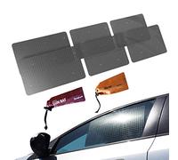 Parasole per finestrino statico con pipistrello, confezione da 6, unico parasole per finestrino per auto, per bambini, dimostrato di bloccare il 98,80% UVR, pellicola protettiva solare