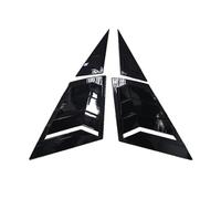 Parasole per lunotto posteriore auto Adatto per Honda Civic Sedan 9th 2012-2015, persiana laterale anteriore triangolare, copertura per tende oscuranti Side Window Scoop Feritoie(Gloss Black)