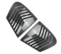 Parasole per lunotto posteriore auto Persiane laterali per lunotto posteriore auto, spoiler, adatte per BMW Serie 1 F20 118i 120i Hatchback 2011-2019 Side Window Scoop Feritoie(Carbon Fiber Black)