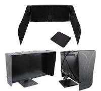 Parasole Per Monitor, Parasole Pieghevole Per Monitor, Larghezza Regolabile Da 41 A 71 Cm, Impedisce Sguardi Indiscreti A Destra E A Sinistra, Respinge I Riflessi ,A
