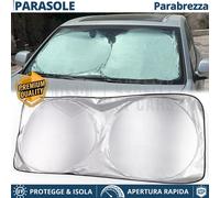 Parasole per Nissan Qashqai J10 10-14 Parabrezza Interno Pieghevole in ACCIAIO