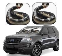 Parasole per parabrezza auto Cobra Snake Parasole per finestrino anteriore 2 pezzi pieghevole parasole per auto camion SUV