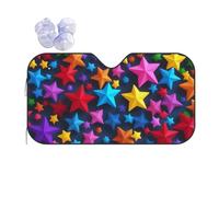 Parasole per parabrezza auto con stampa a stelle colorate per uomini e donne per mantenere il vostro veicolo fresco accessori auto