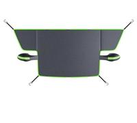 Parasole per parabrezza auto Copertura per neve per auto in tessuto Oxford Parabrezza anteriore antigelo Mezza copertura Protezione e anti-neve per il veicolo(Green)