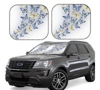Parasole per parabrezza auto - Il parasole pieghevole Flying-Up Butterflies per auto, offre una protezione completa e mantiene fresco con gli interni dell'auto SUV