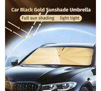 Parasole per parabrezza auto - Parasole auto stile ombrello pieghevole, protezione UV per parabrezza anteriore (isolamento termico) copertura protettiva, facile da piegare e riporre, adatto per la mag