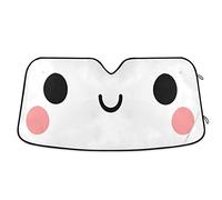 Parasole per parabrezza auto Parasole per auto pieghevole per auto Protezione solare per auto Protezione termica mantiene il tuo veicolo fresco 55 x 70 cm in stile kawaii